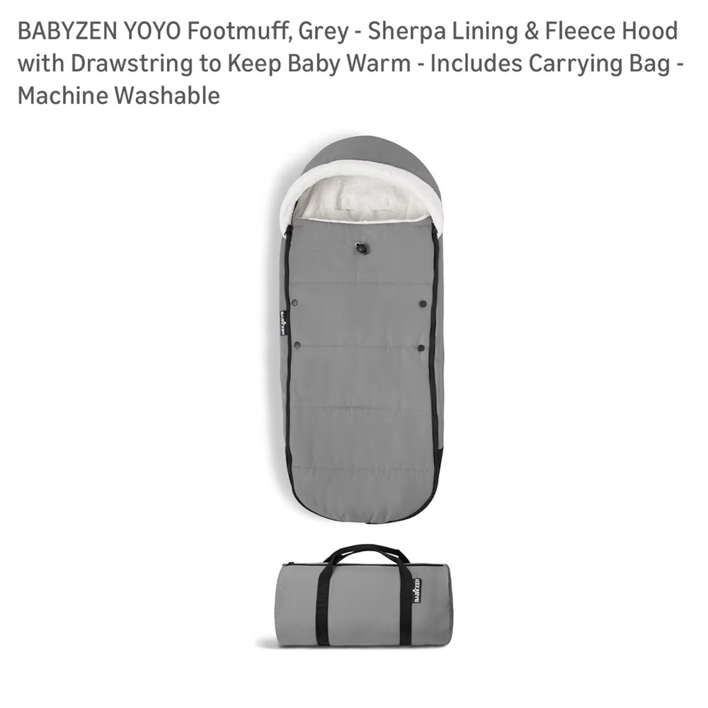 BABYZEN YOYO Footmuff - Gray